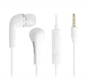 SAMSUNG fülhallgató SZTEREO (3.5mm jack, felvevő gomb, hangerő szabályzó) FEHÉR (EO-HS3303WEG / GH59-13091A)