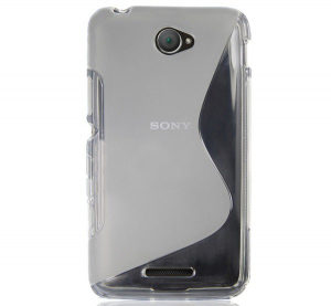 Szilikon telefonvédő (S-line) ÁTLÁTSZÓ [Sony Xperia E4 (E2105)]