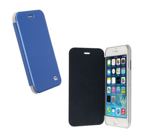 KRUSELL FlipCover BODEN műanyag telefonv&eacute;dő (FLIP, &aacute;tl&aacute;tsz&oacute; h&aacute;tlap, oldalra ny&iacute;l&oacute;) K&Eacute;K [Apple iPhone 6S 4.7]