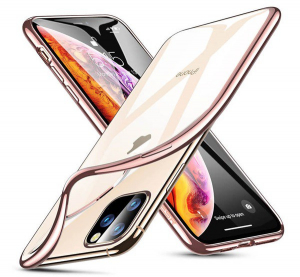 ESR ESSENTIAL CROWN szilikon telefonv&eacute;dő (k&ouml;zepesen &uuml;t&eacute;s&aacute;ll&oacute;) ROZ&Eacute;ARANY [Apple iPhone 11 Pro]