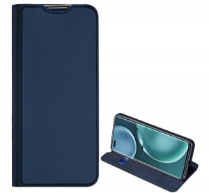 DUX DUCIS SKIN PRO tok &aacute;ll&oacute;, bőr hat&aacute;s&uacute; (FLIP, oldalra ny&iacute;l&oacute;, bankk&aacute;rtya tart&oacute;, asztali tart&oacute; funkci&oacute;) S&Ouml;T&Eacute;TK&Eacute;K [Honor Magic4 Pro]