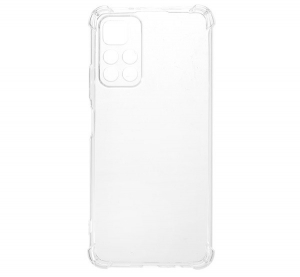 Szilikon telefonvédő (közepesen ütésálló, légpárnás keret) ÁTLÁTSZÓ [Xiaomi Poco M4 Pro 5G]