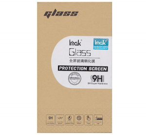 IMAK k&eacute;pernyőv&eacute;dő &uuml;veg (2.5D lekerek&iacute;tett sz&eacute;l, karc&aacute;ll&oacute;, 9H) FEKETE [Samsung Galaxy J3 (2017) SM-J330 EU]