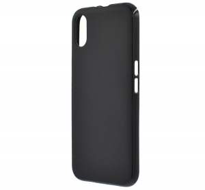 Szilikon telefonv&eacute;dő (matt) FEKETE [Doogee X55]