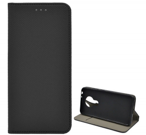 Tok &aacute;ll&oacute;, bőr hat&aacute;s&uacute; (FLIP, oldalra ny&iacute;l&oacute;, asztali tart&oacute; funkci&oacute;, rombusz minta) FEKETE [Nokia 3.4]