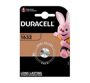 DURACELL gombelem (CR1632, 3V, lítium) 1db / csomag (BATDUR0721)