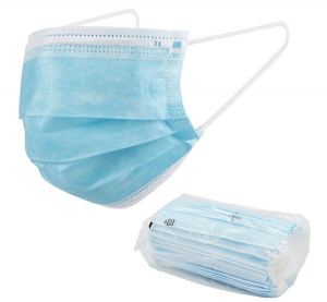 Sz&aacute;jmaszk (3 r&eacute;tegű, gumis f&uuml;lp&aacute;nt, 50db / doboz) K&Eacute;K