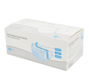 Sz&aacute;jmaszk (3 r&eacute;tegű, gumis f&uuml;lp&aacute;nt, 50db / doboz) K&Eacute;K