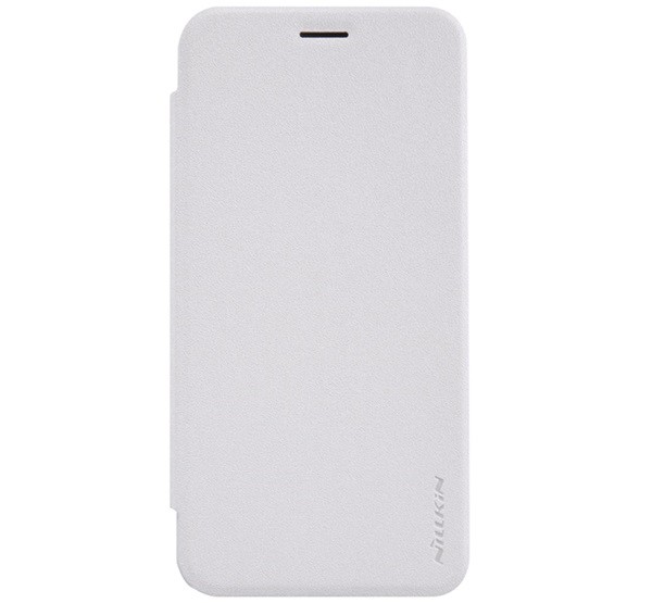 NILLKIN SPARKLE műanyag telefonvédő (mikroszálas bőr hatású FLIP, oldalra nyíló) FEHÉR [Asus Zenfone 2 (ZE500CL)]