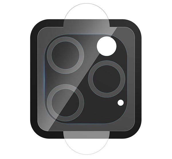 HOCO V11 kameravédő üveg (lekerekített szél, 0.25mm, ujjlenyomat mentes, 9H) ÁTLÁTSZÓ [Apple iPhone 12 Pro]
