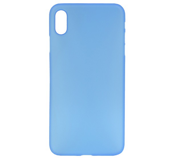 Műanyag telefonvédő (matt, ultravékony) KÉK [Apple iPhone XS Max 6.5]