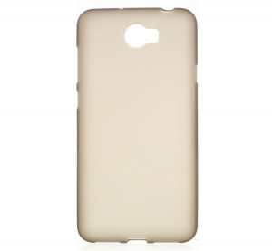 Szilikon telefonvédő (matt) FÜSTSZÍNŰ [Huawei Y6 II Compact]