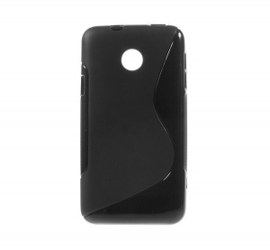 Szilikon telefonvédő (S-line) FEKETE [Huawei Ascend Y330]