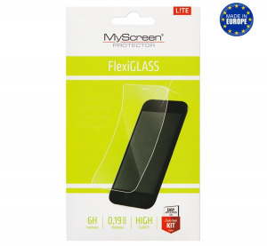 MYSCREEN LITE FLEXI GLASS képernyővédő üveg (karcálló, ütésálló, 0.19mm, 6H) ÁTLÁTSZÓ [CAT T20 8]