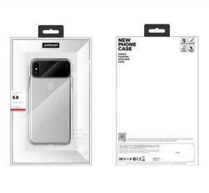 JOYROOM DREAMLAND telefonv&eacute;dő szilikon keret (edzett &uuml;veg h&aacute;tlap) &Aacute;TL&Aacute;TSZ&Oacute; [Apple iPhone XS Max 6.5]