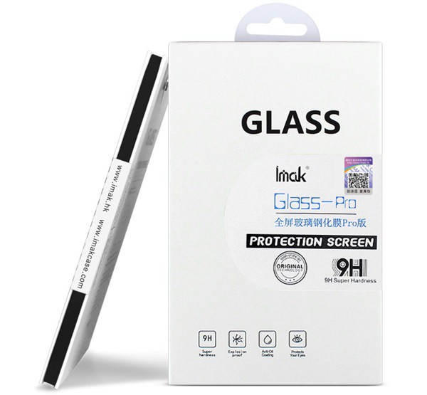 IMAK Pro+ képernyővédő üveg (2.5D lekerekített szél, karcálló, 9H) FEKETE [Realme GT 5G]