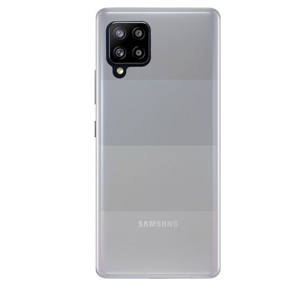 Műanyag telefonvédő (gumírozott) ÁTLÁTSZÓ [Samsung Galaxy A42 5G (SM-A425F)]