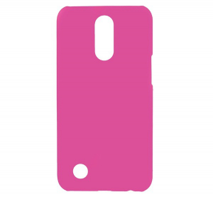 Műanyag telefonv&eacute;dő (gum&iacute;rozott) R&Oacute;ZSASZ&Iacute;N [LG K10 (2017) M250n]