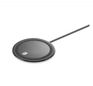 CELLULARLINE asztali töltő (10W, gyorstöltés támogatás, QI wireless vezeték nélküli töltés) FEKETE (WIRELESSCOLOR10WK)
