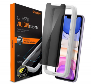 Spigen AlignMaster Privacy Iphone 11 kijelzővédő (AGL00103)