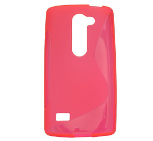 Szilikon telefonvédő (S-line) RÓZSASZÍN [LG Leon (C50) ]