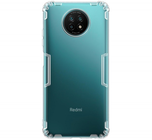 NILLKIN NATURE szilikon telefonvédő (közepesen ütésálló, légpárnás sarok, 0.6 mm, ultravékony) ÁTLÁTSZÓ [Xiaomi Redmi Note 9 5G]