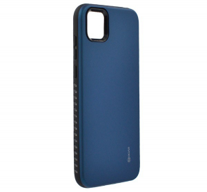 ROAR RICO ARMOR szilikon telefonvédő (közepesen ütésálló, műanyag hátlap, matt) SÖTÉTKÉK [Honor 9S]