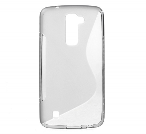 Szilikon telefonvédő (S-line) SZÜRKE [LG K10 (K420n)]