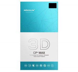 NILLKIN CP+MAX képernyővédő üveg (3D, full cover, íves, karcálló, UV szűrés, 0.33mm, 9H) FEKETE [Apple iPhone 11 Pro Max]