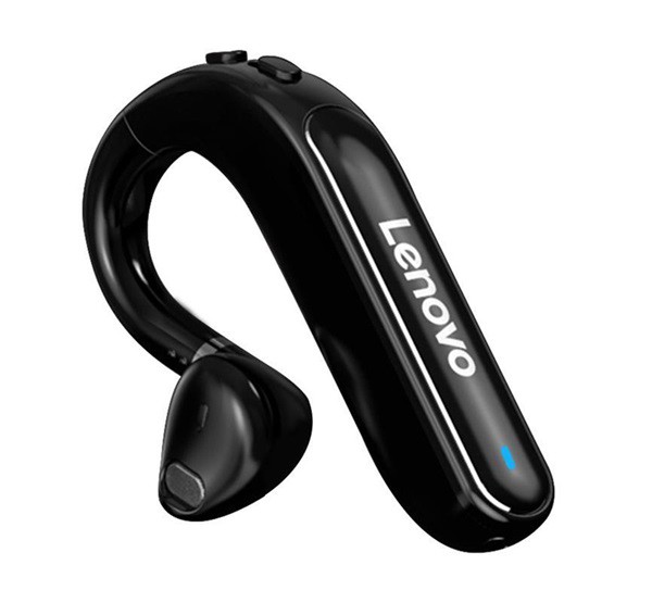 LENOVO TW16 bluetooth fülhallgató MONO (v5.0, mikrofon, cseppálló, zajszűrő,  forgatható bal és jobb fülre is) FEKETE (TW16)