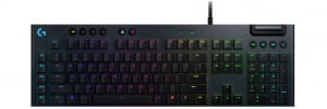 Logitech G815 LIGHTSYNC Amerikai nemzetközi Tactile Gamer billentyűzet fekete (920-008992)