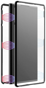Black Rock 360° Cover Samsung Galaxy S22 Ultra tok fekete (2166TGC02)