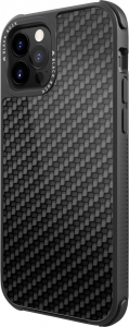 Black Rock Robust Real Carbon Apple iPhone 12/ 12 Pro tok fekete (192166)