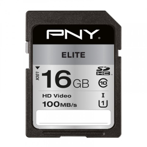 16GB SDHC PNY Elite U1 (P-SD16GU1100EL-GE)