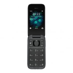 Nokia 2660 Flip Dual-Sim mobiltelefon fekete-ezüst (1GF011EPA1A01)