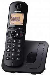 Panasonic KX-TGC210PDB DECT hívóazonosítós telefon fekete