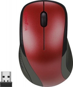 Speedlink KAPPA vezeték nélküli optikai egér piros-fekete (SL-630011-RD)