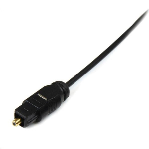 StarTech.com Toslink digitális optikai SPDIF audió kábel fekete (THINTOS15)