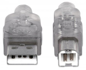 Manhattan USB 2.0 A-B M/M &ouml;sszek&ouml;tő k&aacute;bel 5m  (345408)