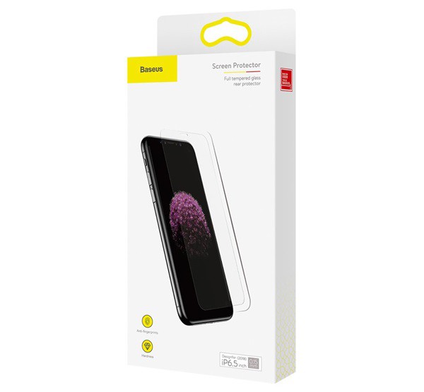 BASEUS képernyővédő üveg (ultravékony, karcálló, 0.15mm, 9H) ÁTLÁTSZÓ [Apple iPhone 11 Pro Max]