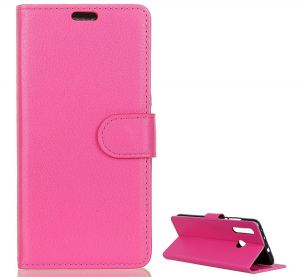 Tok &aacute;ll&oacute;, bőr hat&aacute;s&uacute; (FLIP, oldalra ny&iacute;l&oacute;, asztali tart&oacute; funkci&oacute;, pr&eacute;mium) R&Oacute;ZSASZ&Iacute;N [Huawei P30 Lite (Nova 4e)]