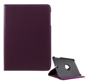 Tok &aacute;ll&oacute;, bőr hat&aacute;s&uacute; (FLIP, asztali tart&oacute; funkci&oacute;, 360&deg;-ban forgathat&oacute;) LILA [Samsung Galaxy Tab S3 9.7 LTE (SM-T825)]