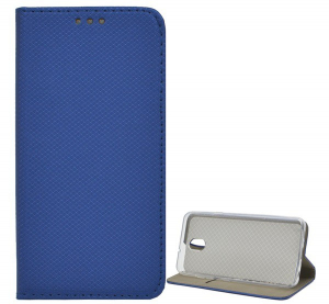 Tok &aacute;ll&oacute;, bőr hat&aacute;s&uacute; (FLIP, oldalra ny&iacute;l&oacute;, asztali tart&oacute; funkci&oacute;, rombusz minta) S&Ouml;T&Eacute;TK&Eacute;K [LG K30 2019 (LMX320)]