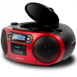 Aiwa BBTC-550RD hordozható CD lejátszó piros