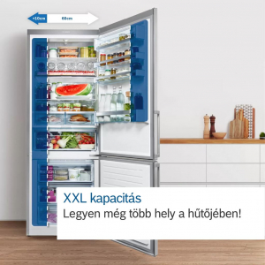Bosch KGN49VICT alulfagyasztós hűtőszekrény inox