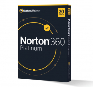 NortonLifeLock Norton 360 Platinum 100GB 1 felhaszn&aacute;l&oacute; 20 eszk&ouml;z 1 &eacute;v dobozos v&iacute;rusirt&oacute; szoftver (21428042)