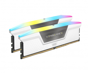 32GB 6200MHz DDR5 RAM Corsair VENGEANCE RGB White CL36 (2x16GB) (CMH32GX5M2B6200C36W)