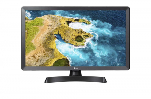 24" LG 24TQ510S-PZ LCD Smart TV-monitor fekete