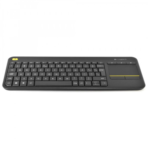 Logitech K400 Plus vezeték nélküli angol billentyűzet fekete (920-007143)