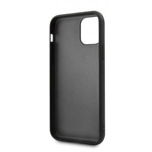 BMW Logo Imprint iPhone 11 Pro kemény tok bézs (BMHCN58LLST)